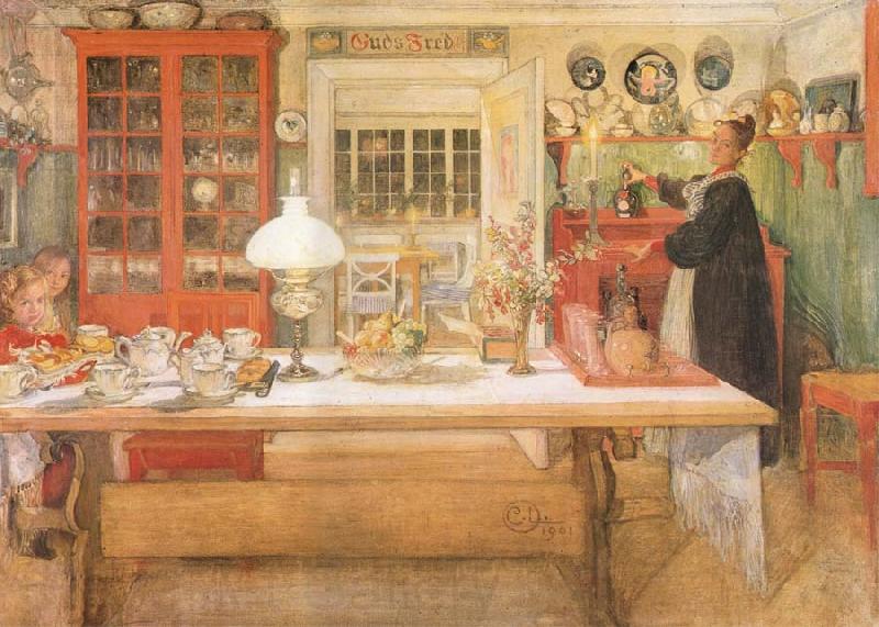 Carl Larsson Just a Sip France oil painting art